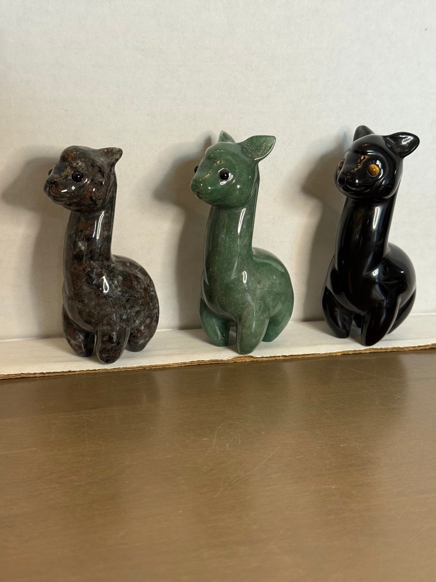 Llama Carvings