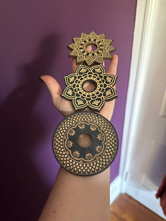 Wooden Sphere Stands