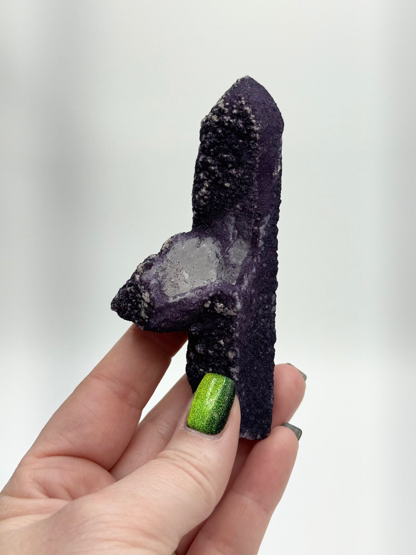 Fluorite over Quartz
