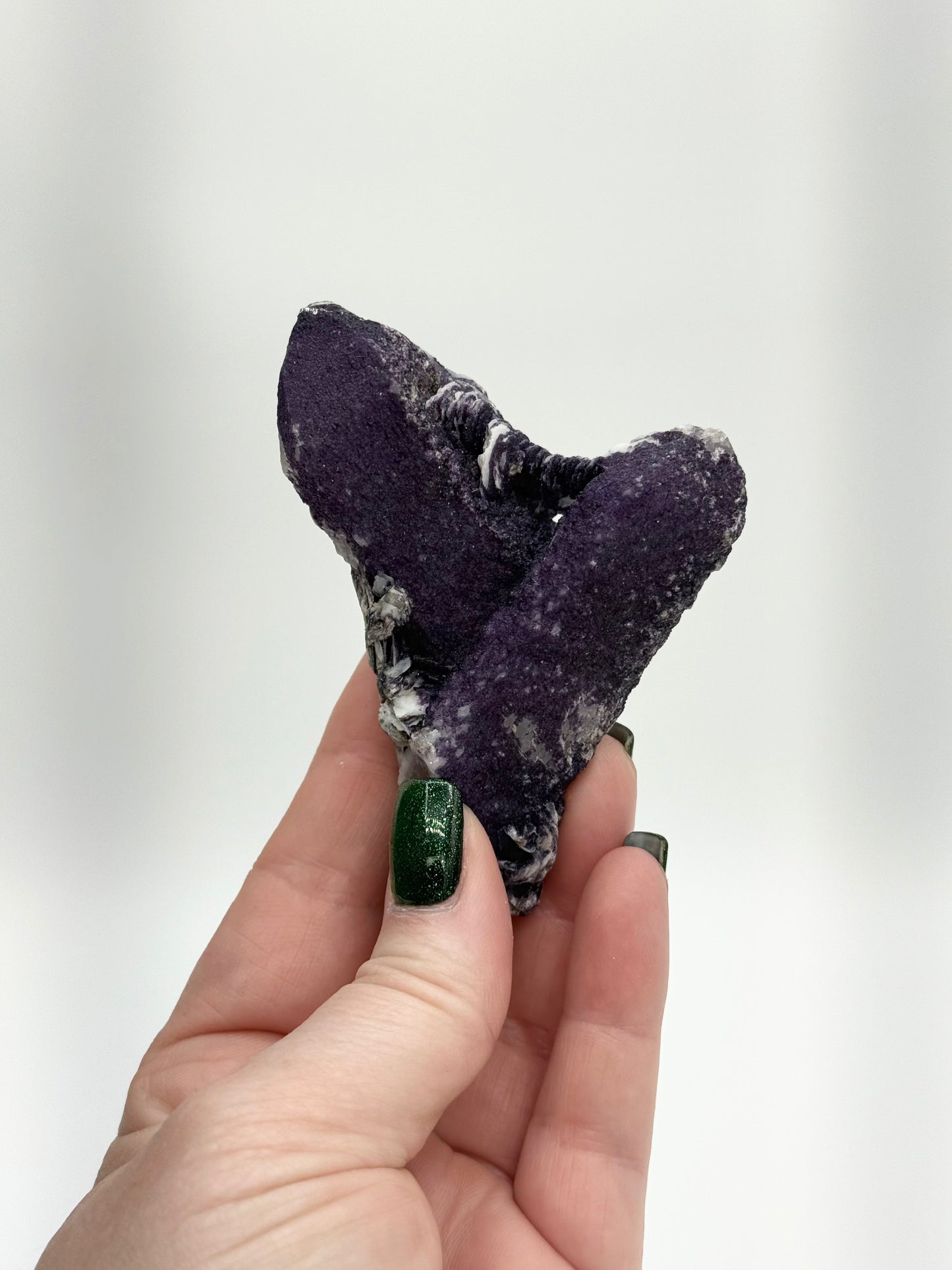 Fluorite over Quartz