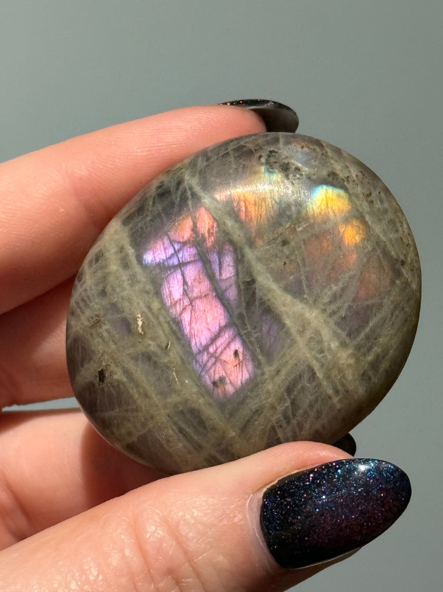 Labradorite Palm Stones