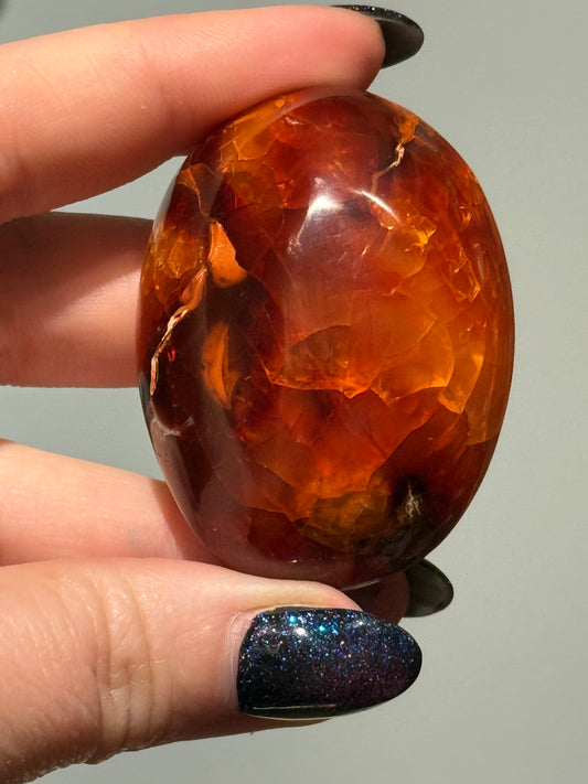 Carnelian Palm Stones