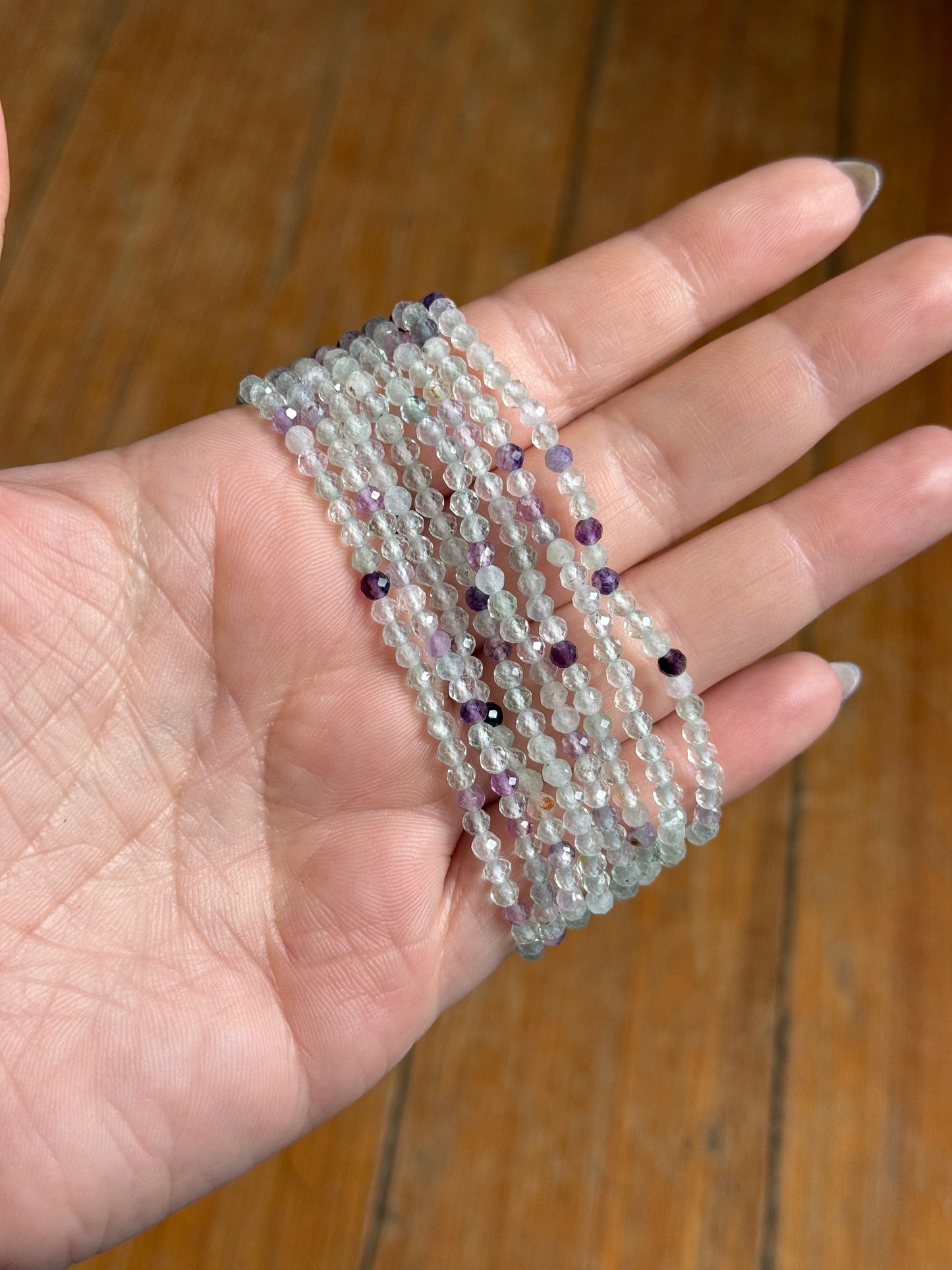 3mm Faceted Crystal Bracelets