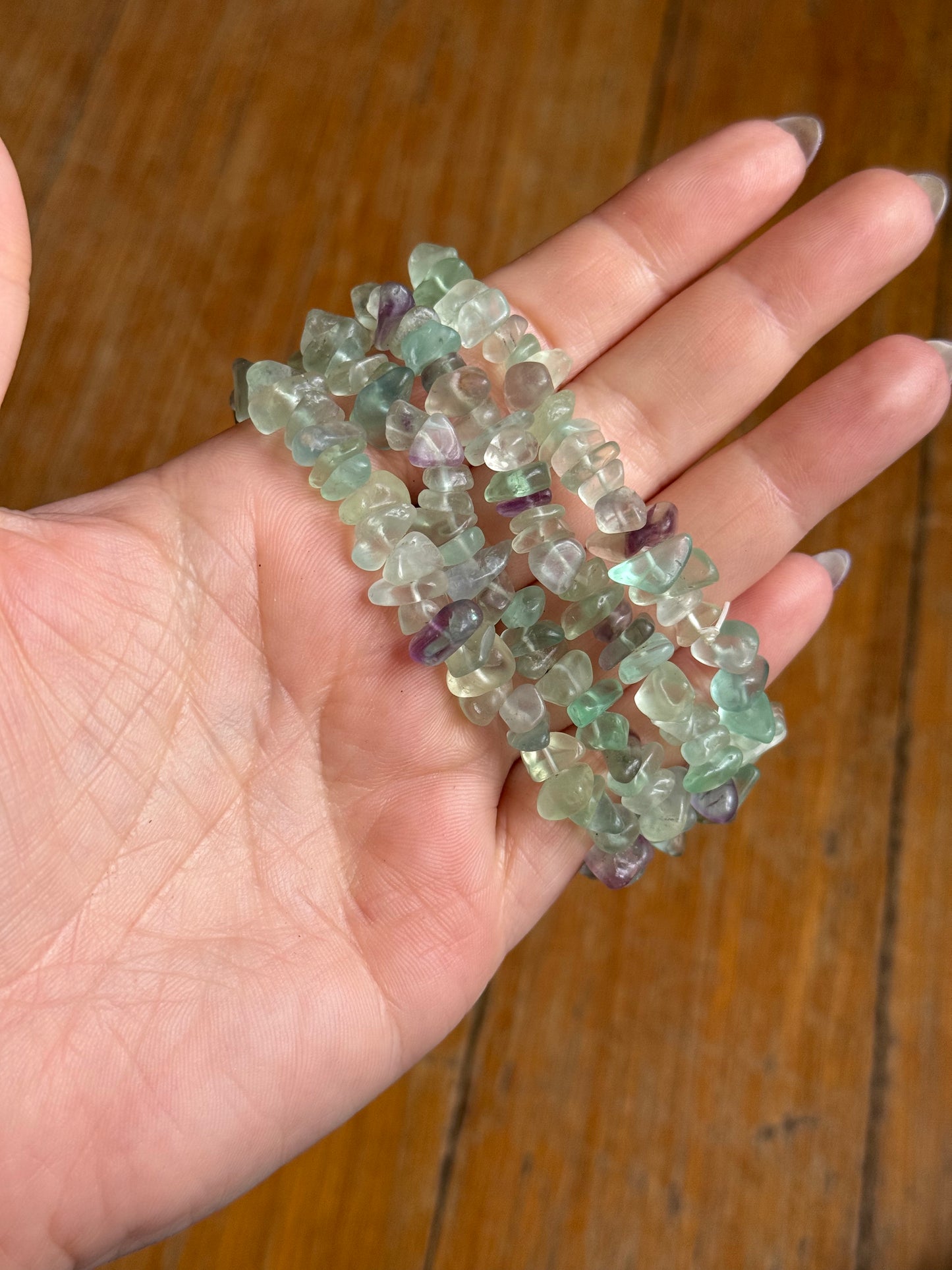 Crystal Chip Bracelets