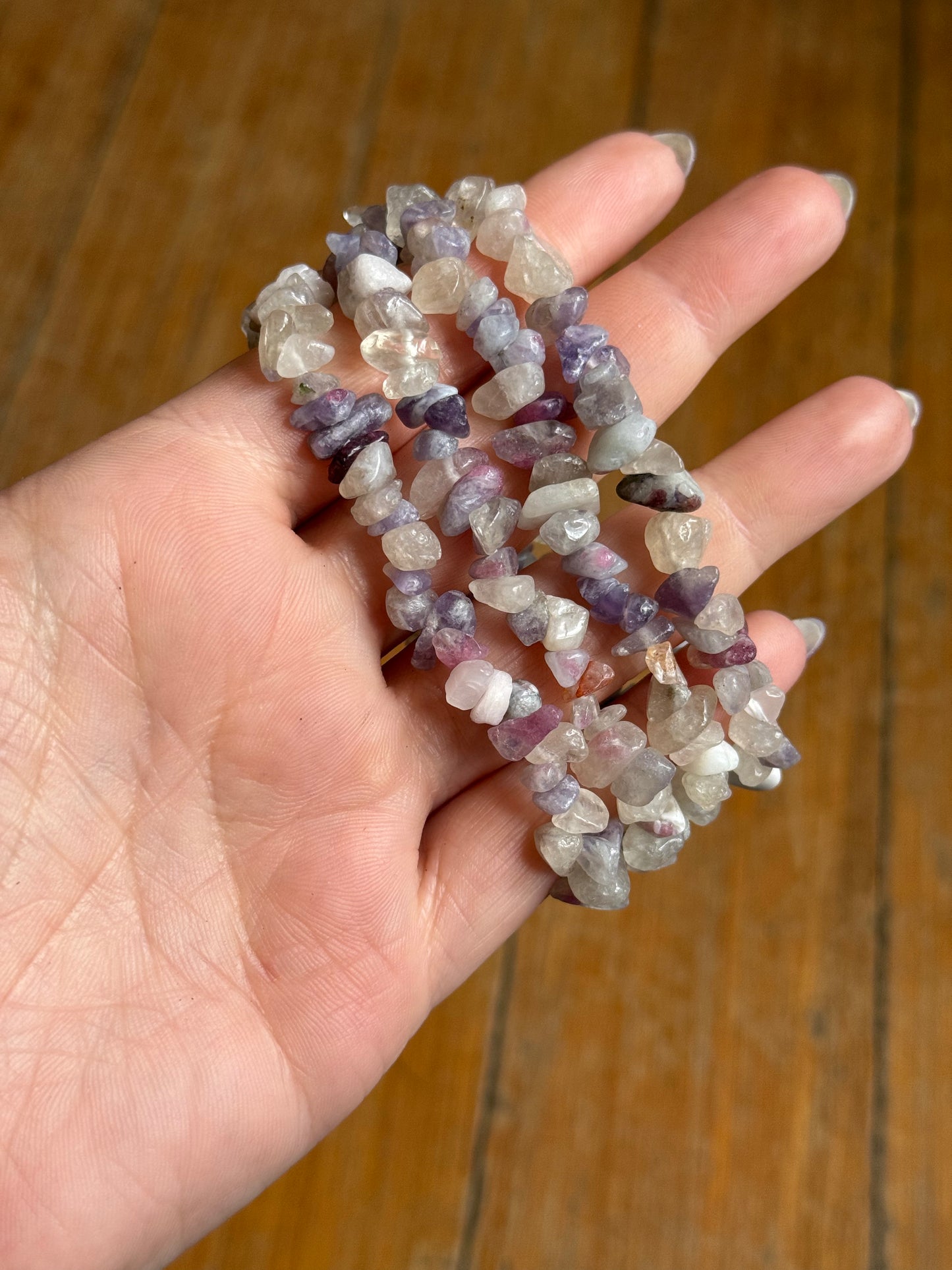 Crystal Chip Bracelets