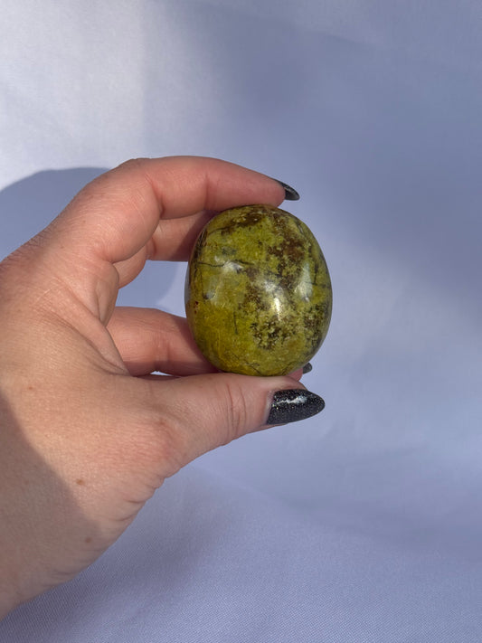 Green Opal Palm Stones