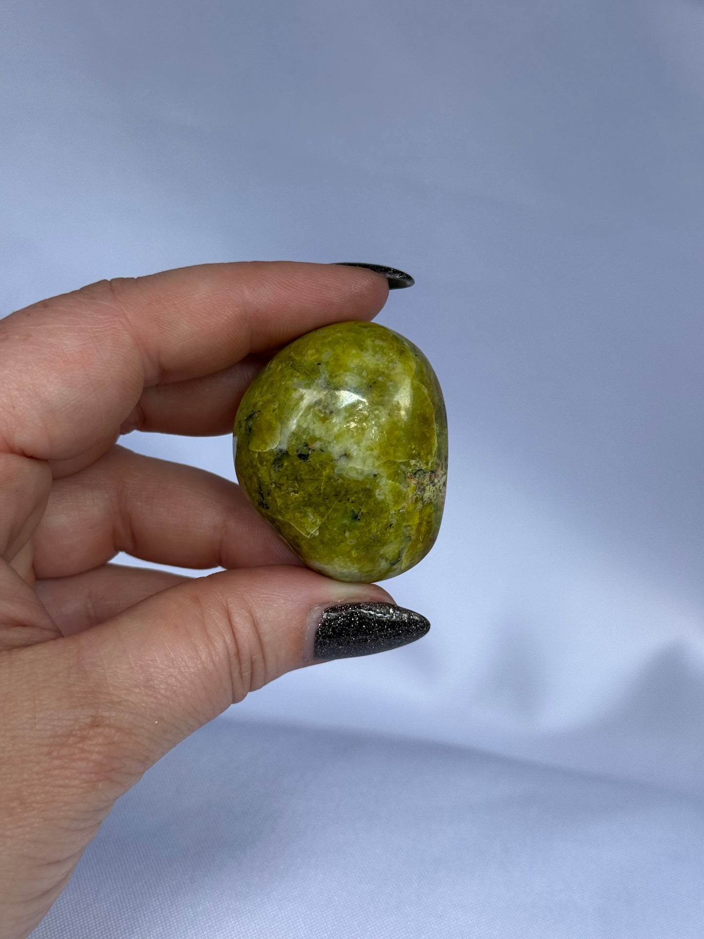 Green Opal Palm Stones