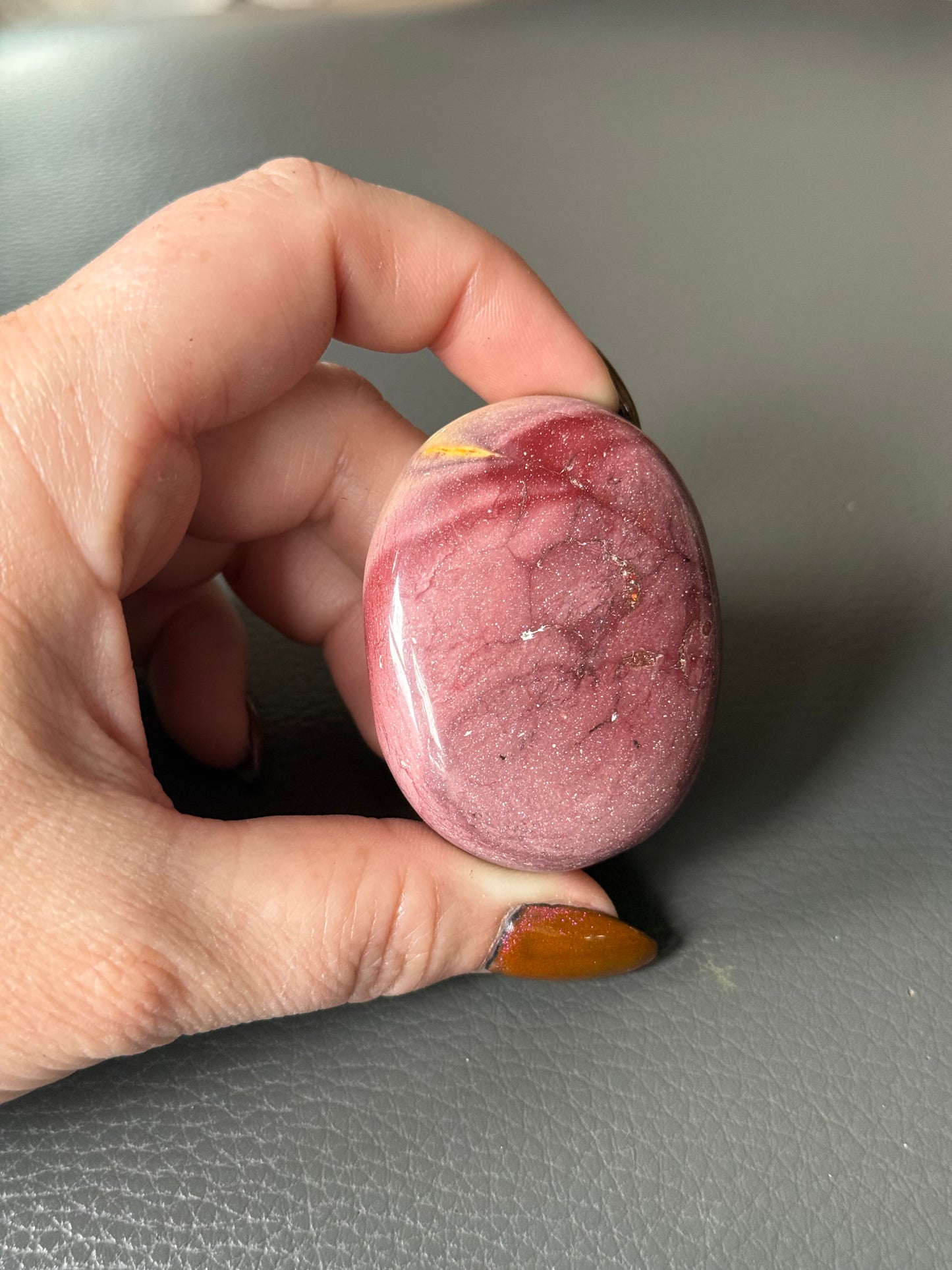 Mookaite Palm Stones