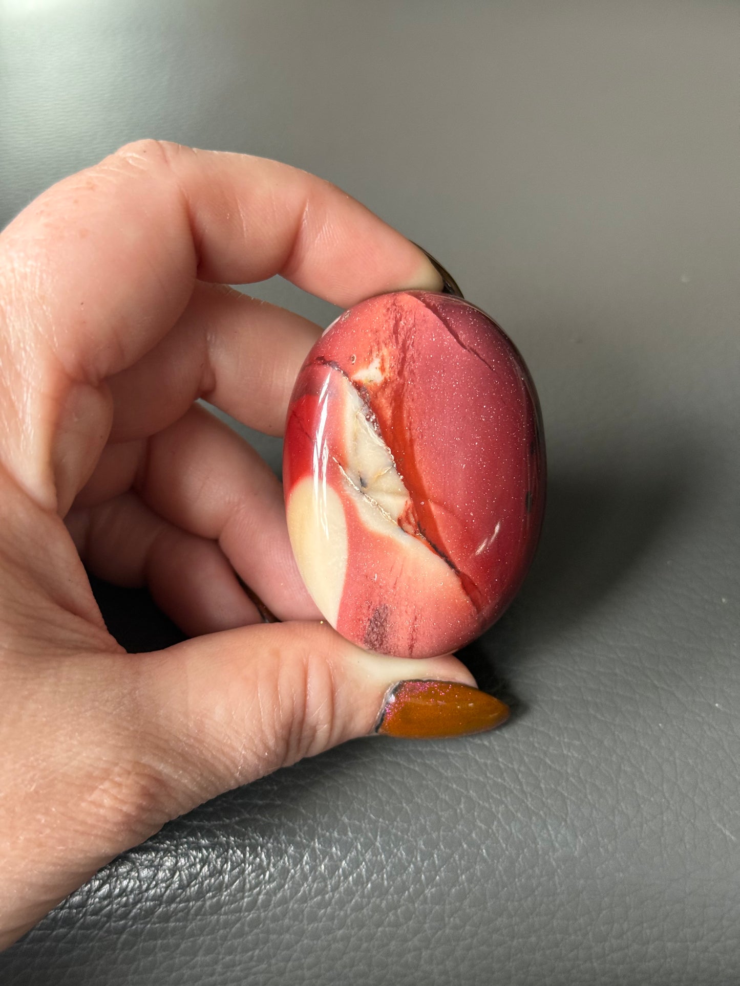 Mookaite Palm Stones