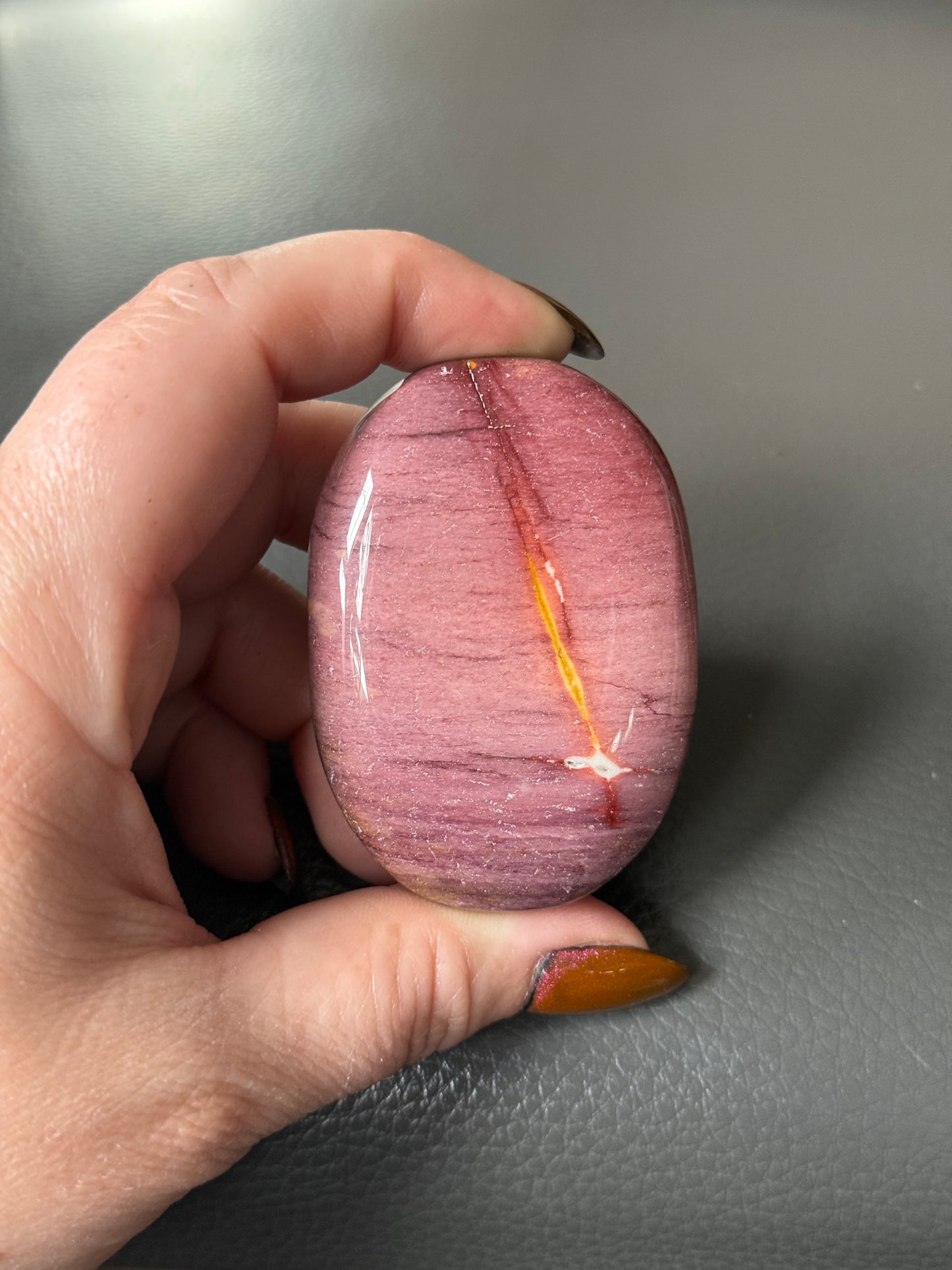 Mookaite Palm Stones
