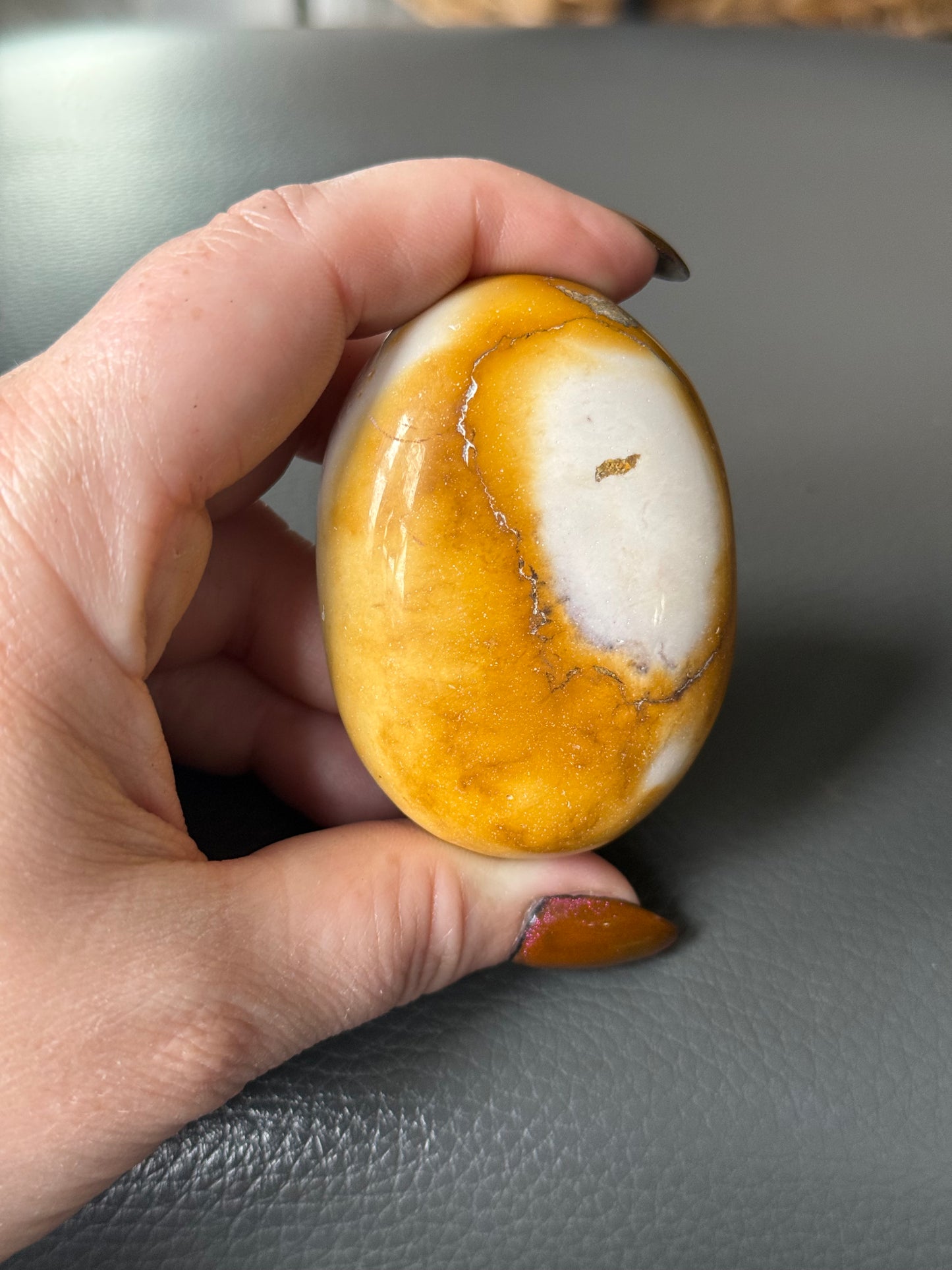 Mookaite Palm Stones