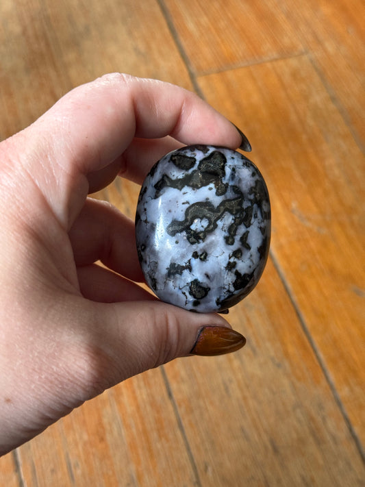 Indigo Gabbro Palm Stones