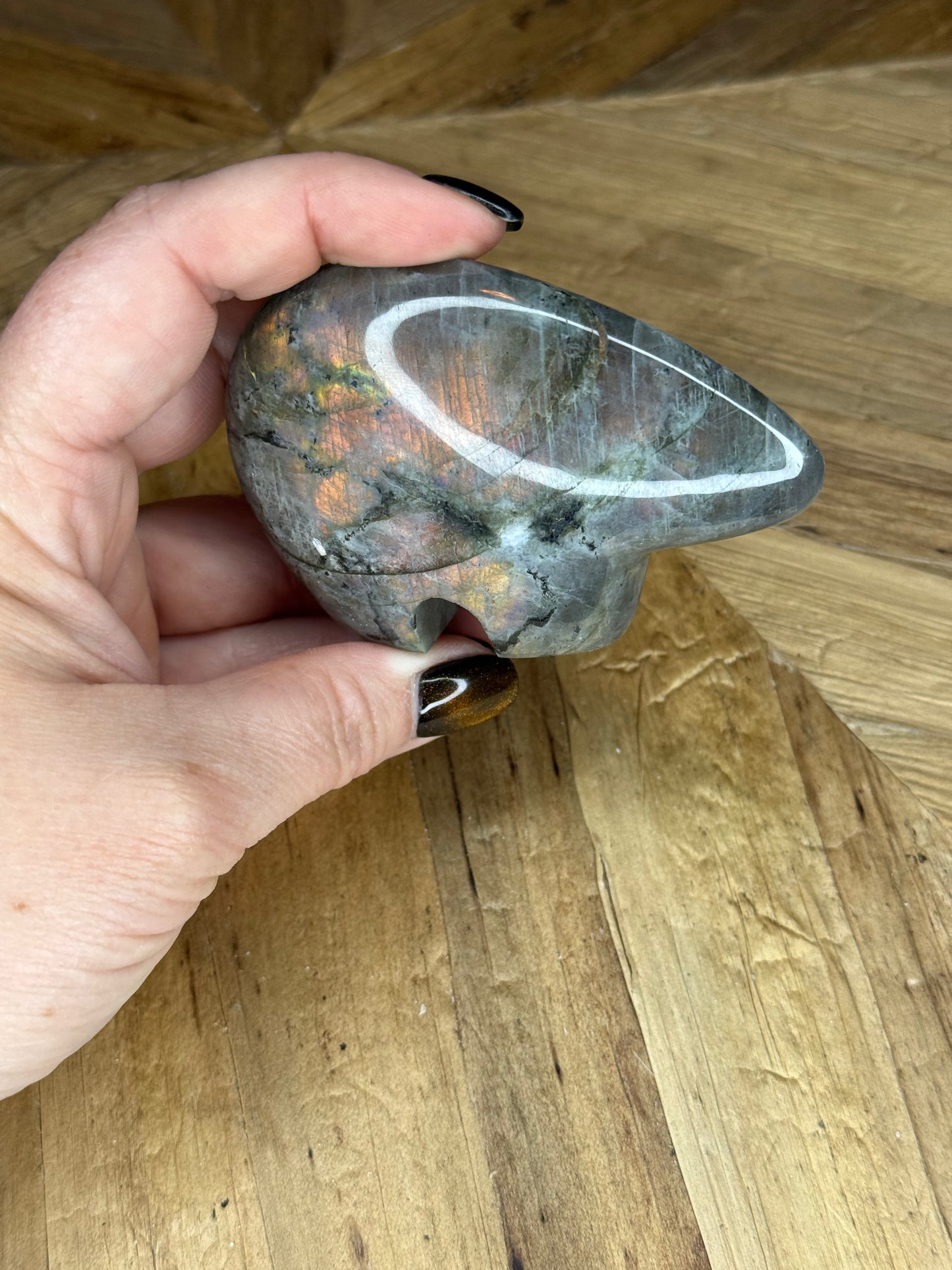 Labradorite Bear Carvings