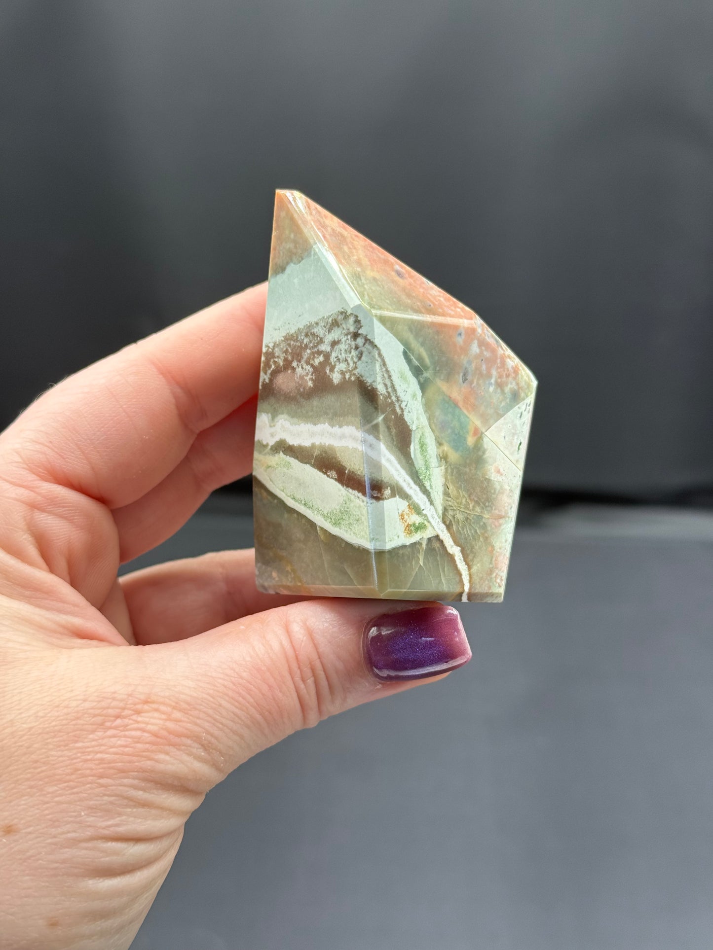Unicorn Jasper Faceted Freeform’s