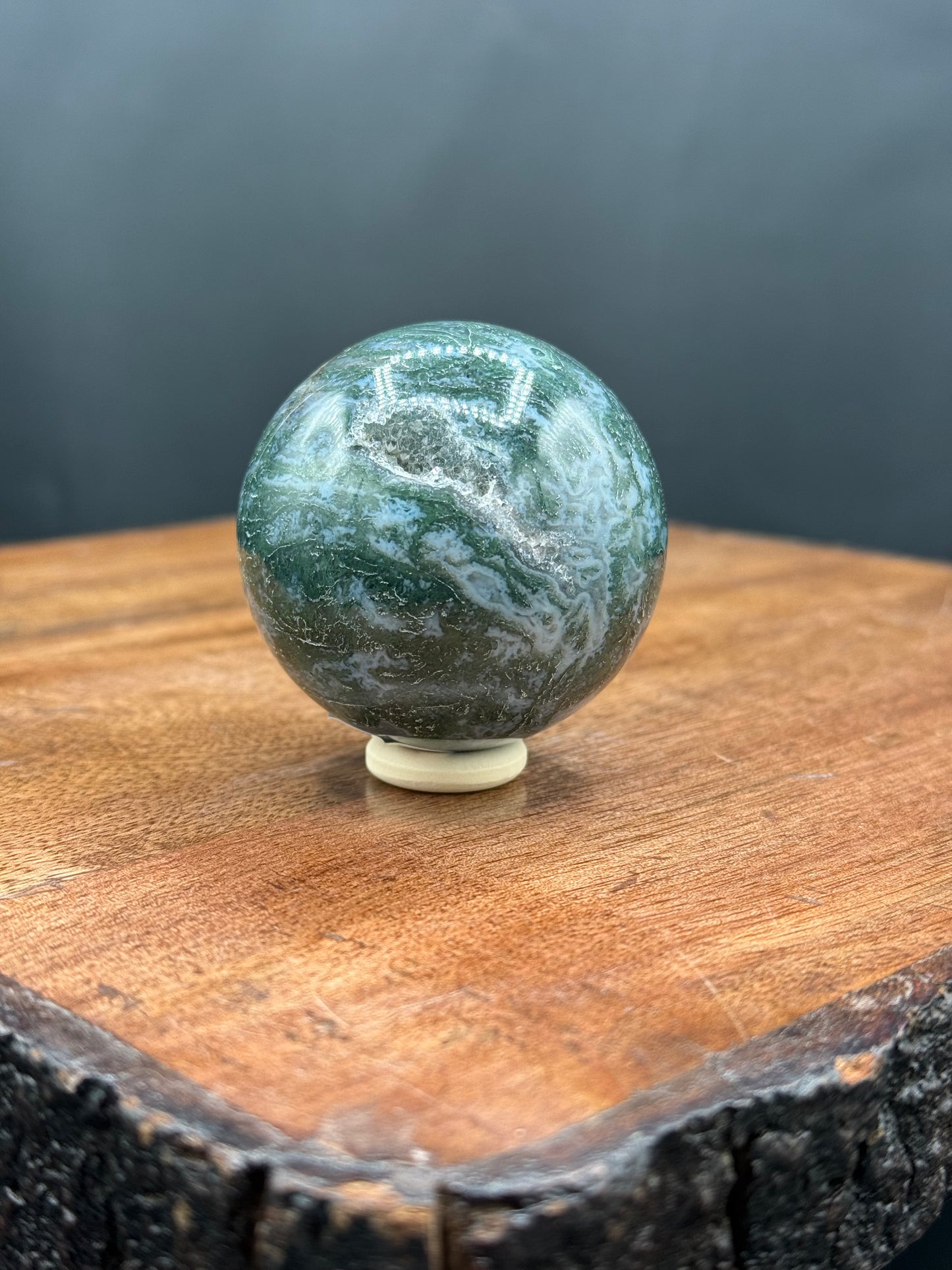Moss Agate Spheres