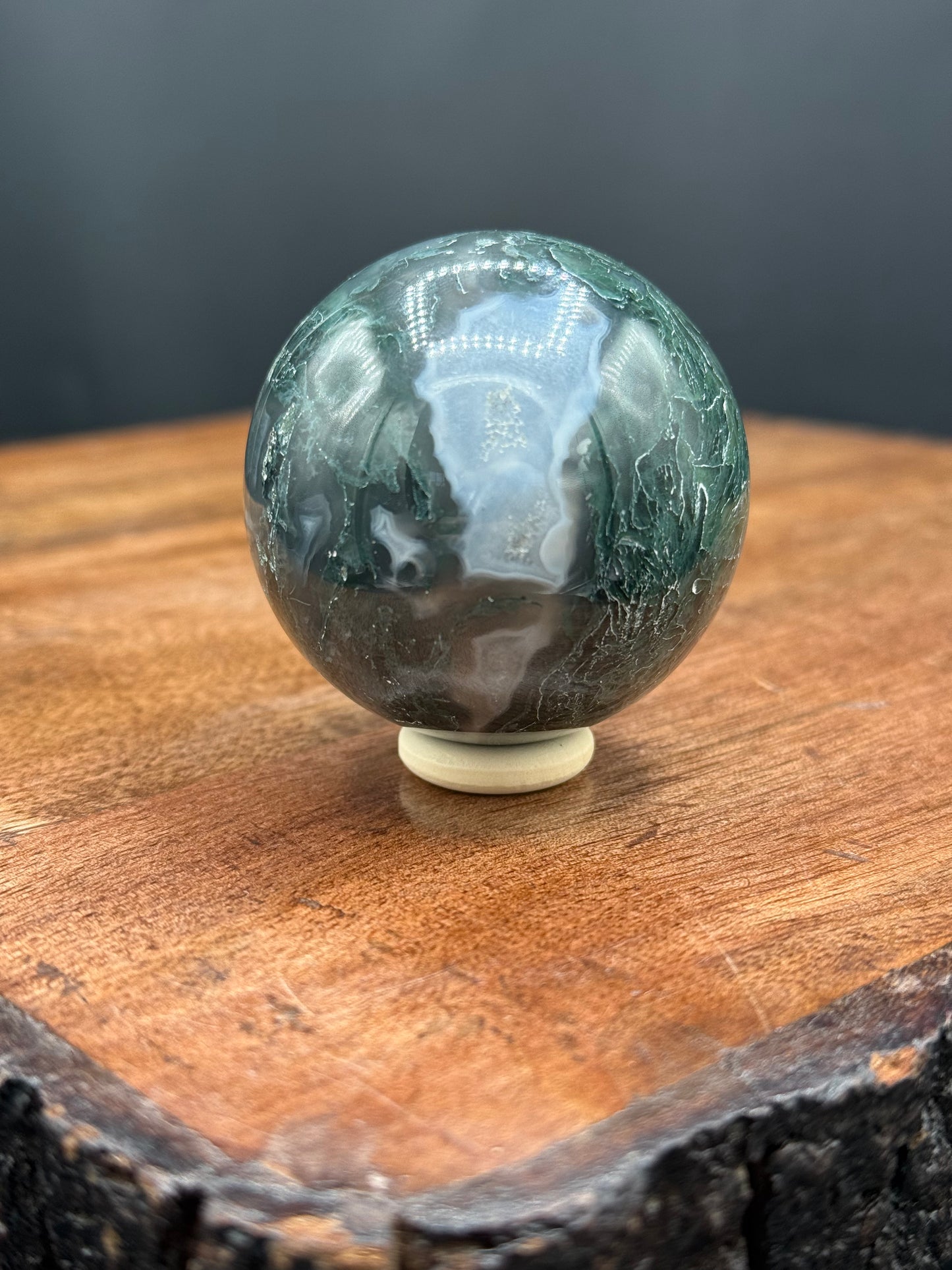 Moss Agate Spheres