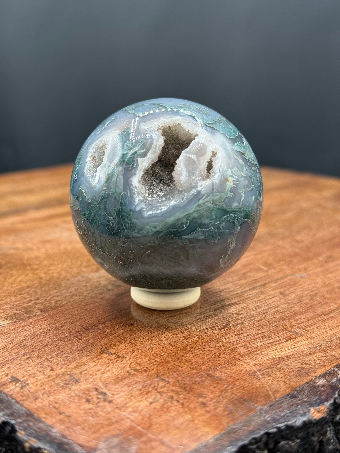 Moss Agate Spheres