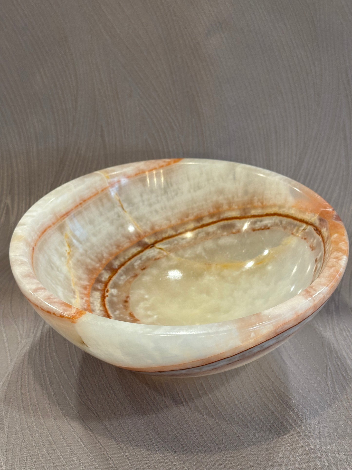 Banded Calcite Bowl