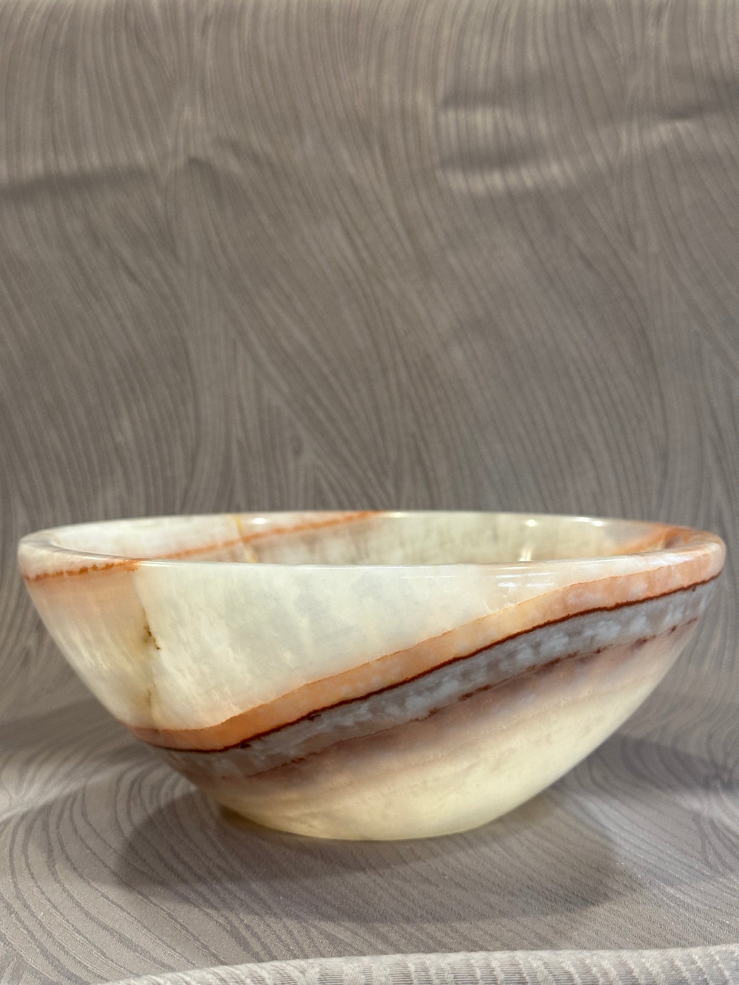 Banded Calcite Bowl